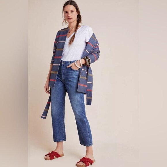 Citizens of Humanity Emery High-Rise Straight Cropped Jeans Size 27 - Picture 5 of 12